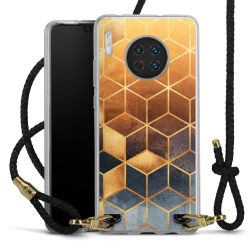 Carry Case Transparent Leather black/gold