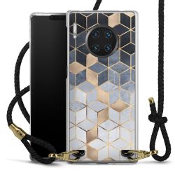 Carry Case Transparent Leather black/gold