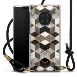 Carry Case Transparent Leather black/gold