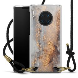 Carry Case Transparent Leather black/gold