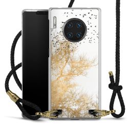 Carry Case Transparent Leather black/gold