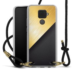 Carry Case Transparent Leather black/gold