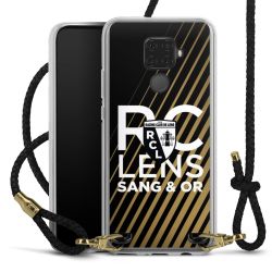 Carry Case Transparent Leather black/gold