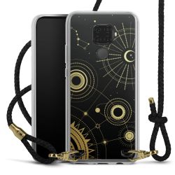 Carry Case Transparent Leather black/gold