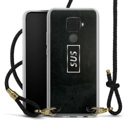 Carry Case Transparent Leather black/gold