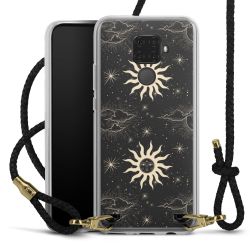 Carry Case Transparent Leather black/gold