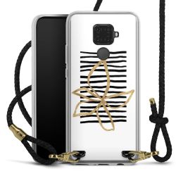 Carry Case Transparent Leather black/gold