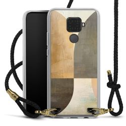 Carry Case Transparent Leather black/gold