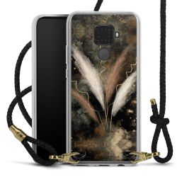 Carry Case Transparent Leather black/gold