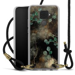 Carry Case Transparent Leather black/gold