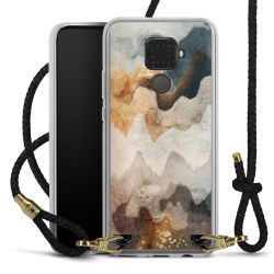 Carry Case Transparent Leather black/gold