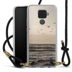 Carry Case Transparent Leather black/gold