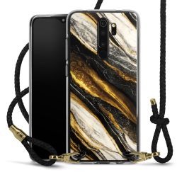 Carry Case Transparent Leather black/gold