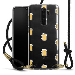 New Carry Case Transparent Leder schwarz/gold