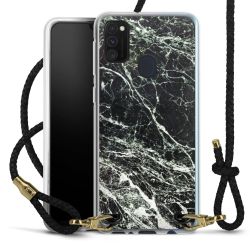 Carry Case Transparent Leather black/gold