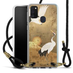 Carry Case Transparent Leather black/gold