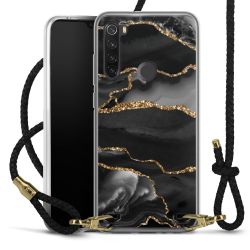 Carry Case Transparent Leather black/gold