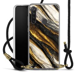 Carry Case Transparent Leather black/gold