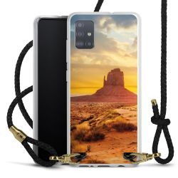 Carry Case Transparent Leather black/gold