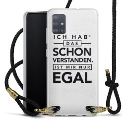 Carry Case Transparent Leder schwarz/gold