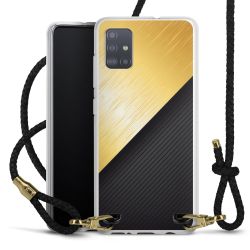 Carry Case Transparent Leather black/gold