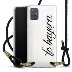 Carry Case Transparent Leather black/gold