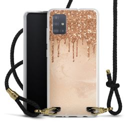 Carry Case Transparent Leather black/gold