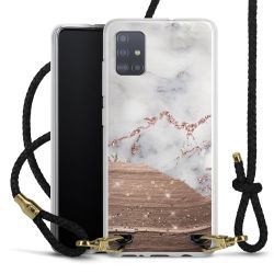 Carry Case Transparent Leather black/gold