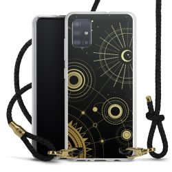 Carry Case Transparent Leather black/gold