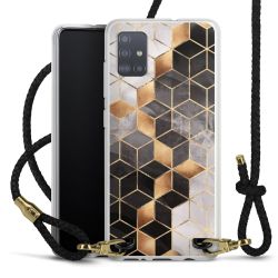 Carry Case Transparent Leather black/gold