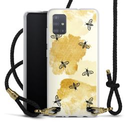 Carry Case Transparent Leather black/gold