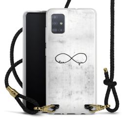 Carry Case Transparent Leather black/gold