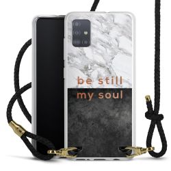 Carry Case Transparent Leather black/gold