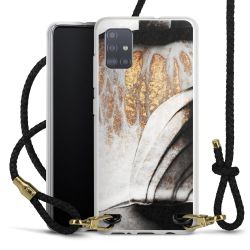 Carry Case Transparent Leather black/gold