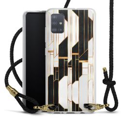 Carry Case Transparent Leather black/gold