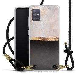 Carry Case Transparent Leather black/gold