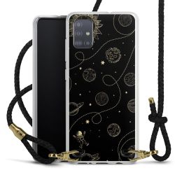 Carry Case Transparent Leather black/gold