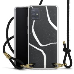 Carry Case Transparent Leather black/gold