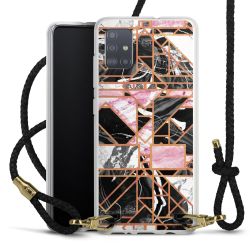 Carry Case Transparent Leather black/gold