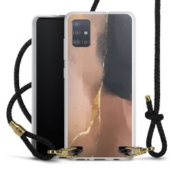 Carry Case Transparent Leather black/gold