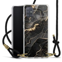 Carry Case Transparent Leather black/gold