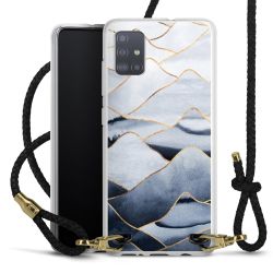 Carry Case Transparent Leather black/gold