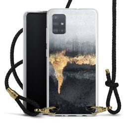 Carry Case Transparent Leather black/gold