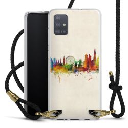 Carry Case Transparent Leather black/gold