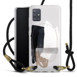 Carry Case Transparent Leather black/gold