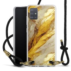 Carry Case Transparent Leather black/gold