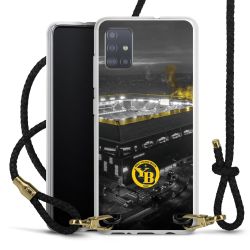 Carry Case Transparent Leather black/gold