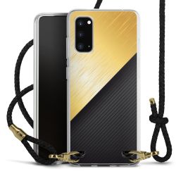 Carry Case Transparent Leather black/gold