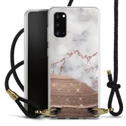 Carry Case Transparent Leather black/gold