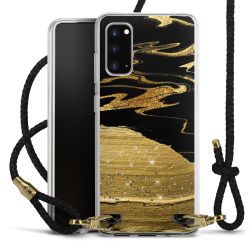 Carry Case Transparent Leather black/gold